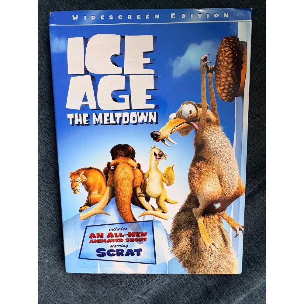 Ice Age The Meltdown DVD Widescreen Edition Animated Movie Scrat Manny Sid